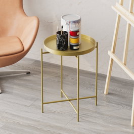 Hanah Home Mesa de Centro Shb-007-A Dorada
